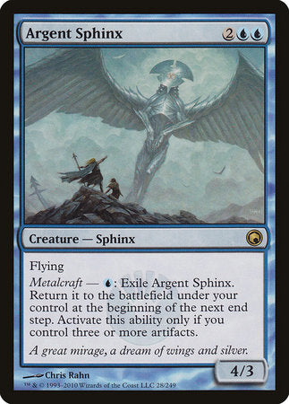 Argent Sphinx [Scars of Mirrodin] | Tabernacle Games