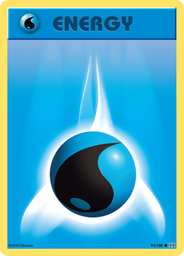Water Energy (93/108) [XY: Evolutions] | Tabernacle Games