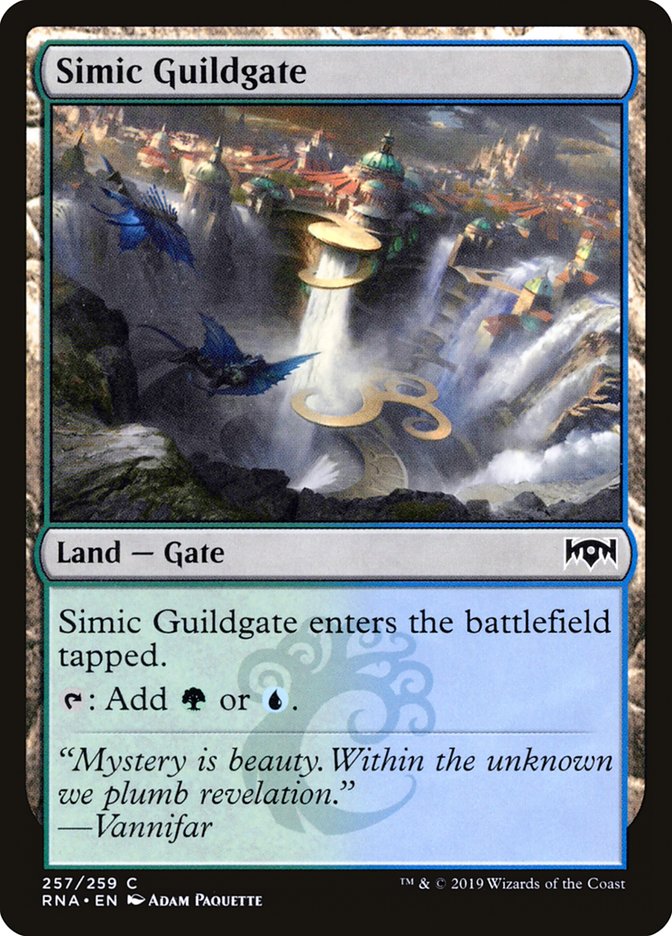 Simic Guildgate (257/259) [Ravnica Allegiance] | Tabernacle Games