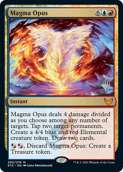 Magma Opus (Promo Pack) [Strixhaven: School of Mages Promos] | Tabernacle Games