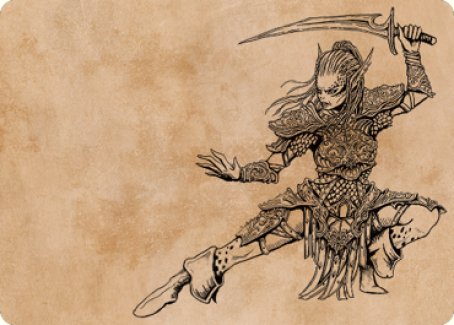 Lae'zel, Vlaakith's Champion Art Card [Commander Legends: Battle for Baldur's Gate Art Series] | Tabernacle Games