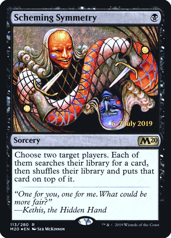 Scheming Symmetry  [Core Set 2020 Prerelease Promos] | Tabernacle Games