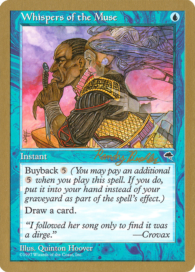 Whispers of the Muse (Randy Buehler) [World Championship Decks 1998] | Tabernacle Games