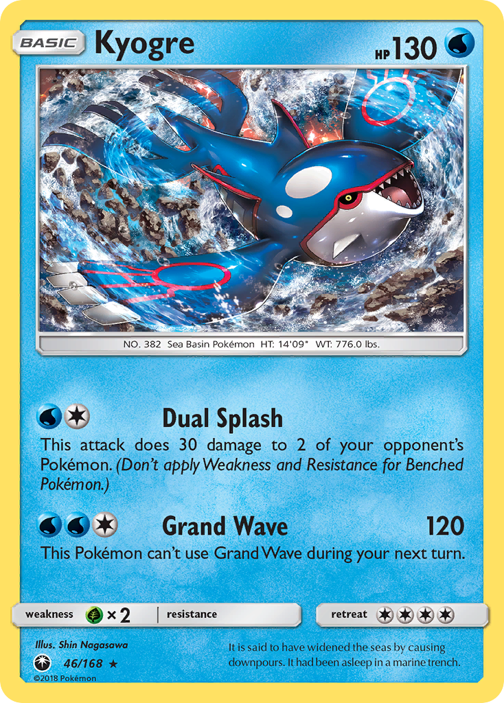 Kyogre (46/168) [Sun & Moon: Celestial Storm] | Tabernacle Games