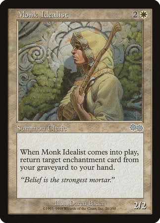 Monk Idealist [Urza's Saga] | Tabernacle Games