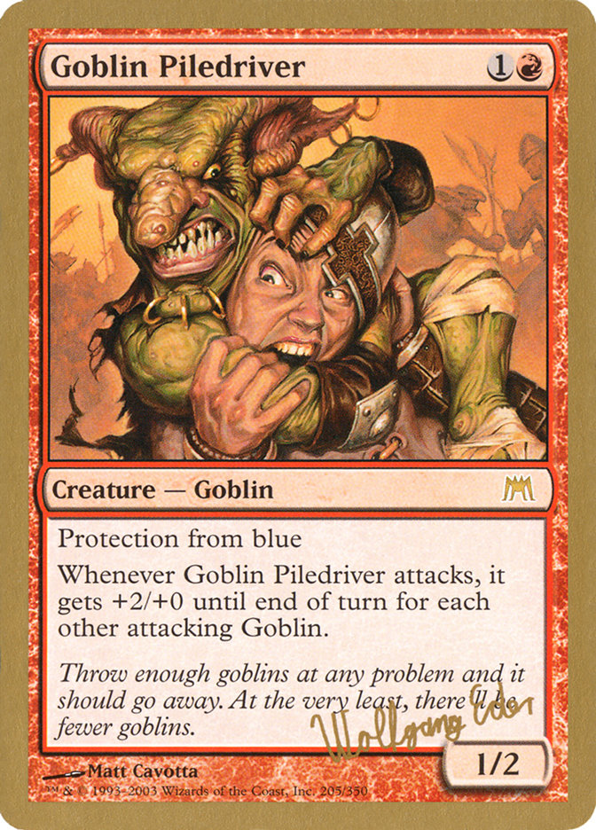 Goblin Piledriver (Wolfgang Eder) [World Championship Decks 2003] | Tabernacle Games