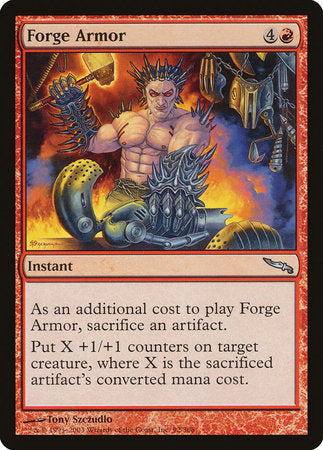 Forge Armor [Mirrodin] | Tabernacle Games