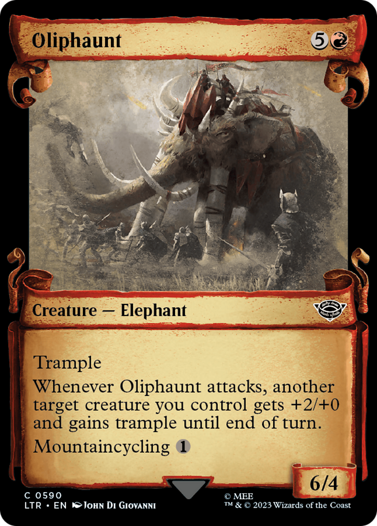Oliphaunt [The Lord of the Rings: Tales of Middle-Earth Showcase Scrolls] | Tabernacle Games