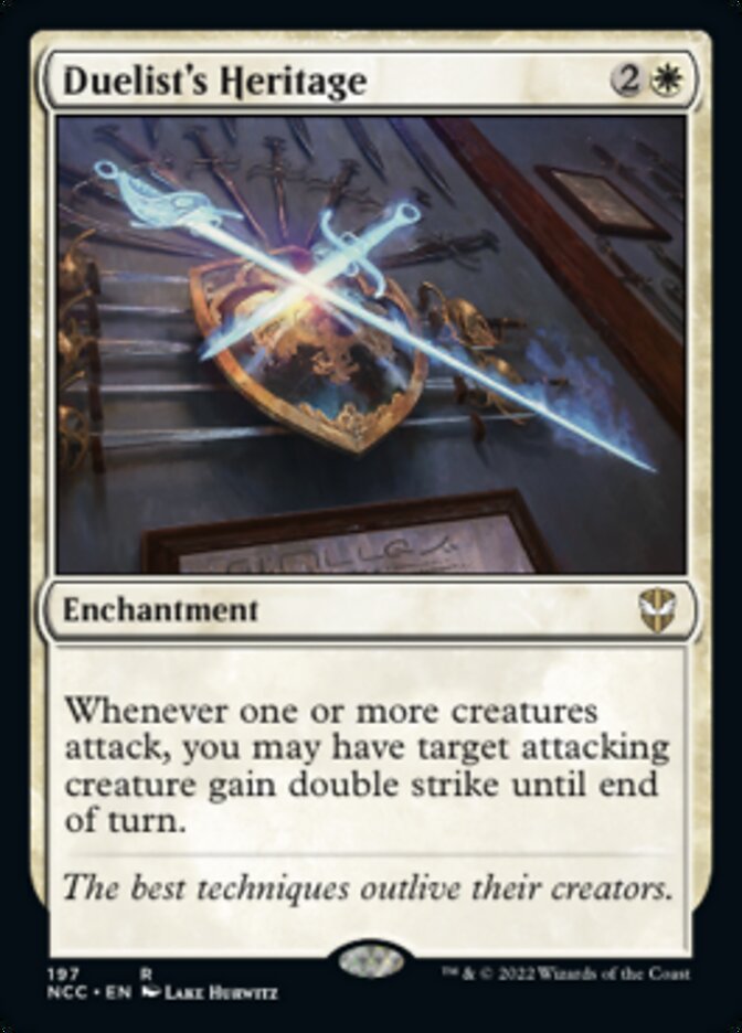 Duelist's Heritage [Streets of New Capenna Commander] | Tabernacle Games