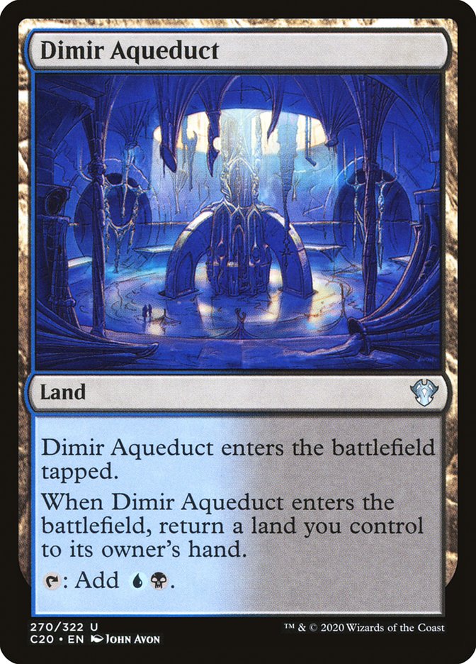 Dimir Aqueduct [Commander 2020] | Tabernacle Games