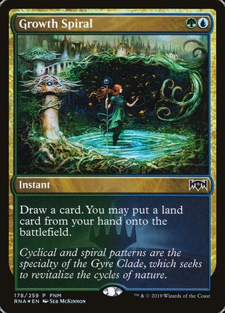 Growth Spiral [Ravnica Allegiance Promos] | Tabernacle Games