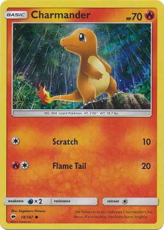 Charmander (18/147) (Premium Collection Promo) [Sun & Moon: Burning Shadows] | Tabernacle Games