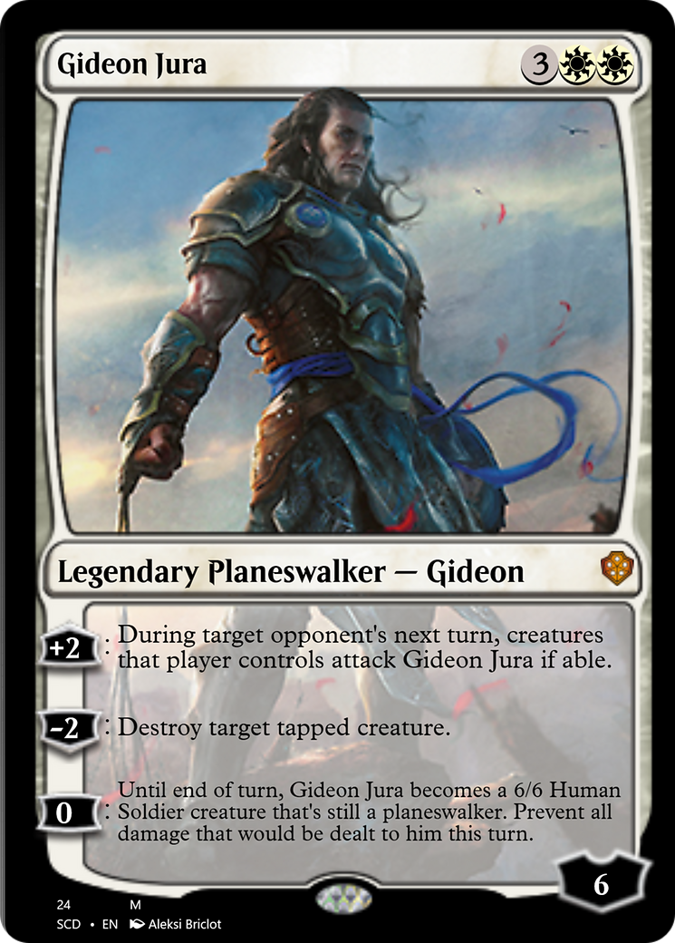 Gideon Jura [Starter Commander Decks] | Tabernacle Games