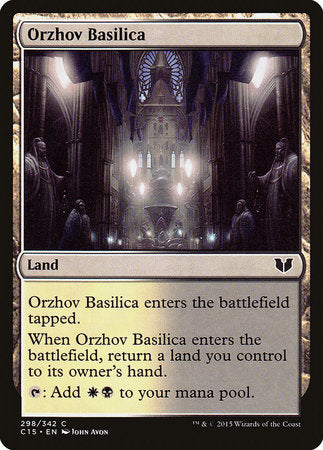 Orzhov Basilica [Commander 2015] | Tabernacle Games