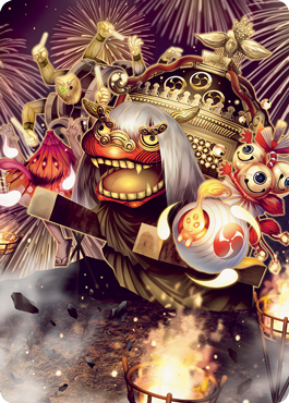 March of Reckless Joy Art Card [Kamigawa: Neon Dynasty Art Series] | Tabernacle Games