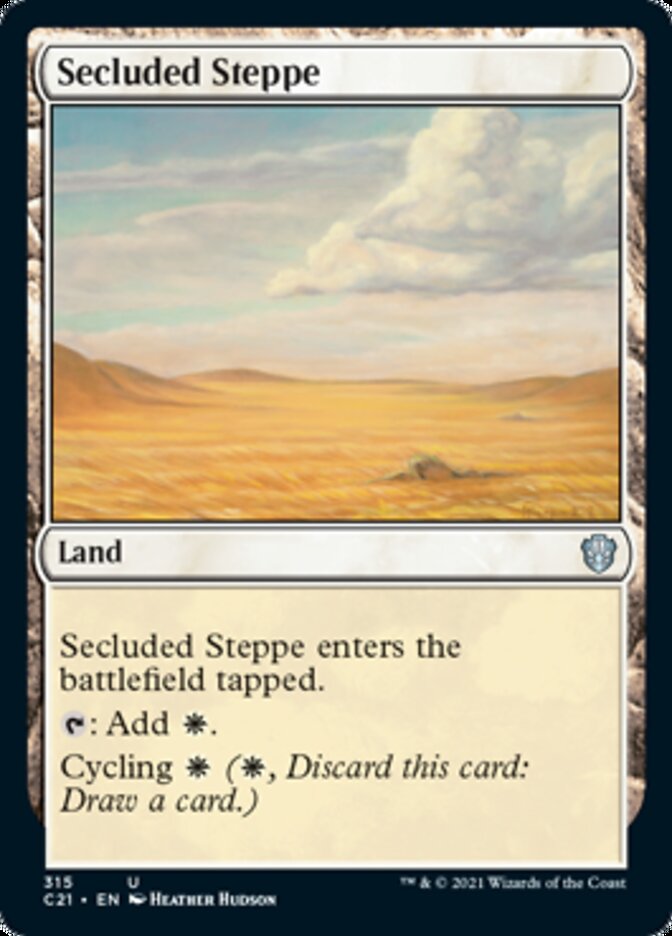 Secluded Steppe [Commander 2021] | Tabernacle Games