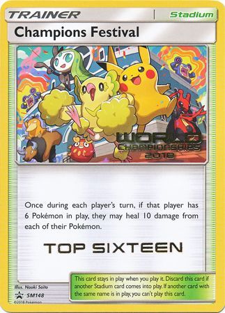 Champions Festival(SM148) (2018 Top Sixteen) [Sun & Moon: Black Star Promos] | Tabernacle Games