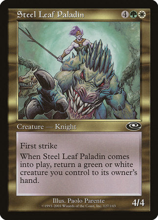 Steel Leaf Paladin [Planeshift] | Tabernacle Games