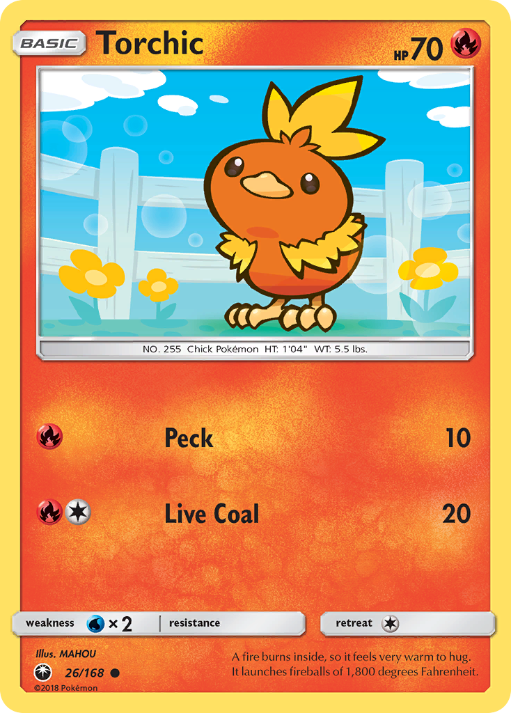 Torchic (26/168) [Sun & Moon: Celestial Storm] | Tabernacle Games