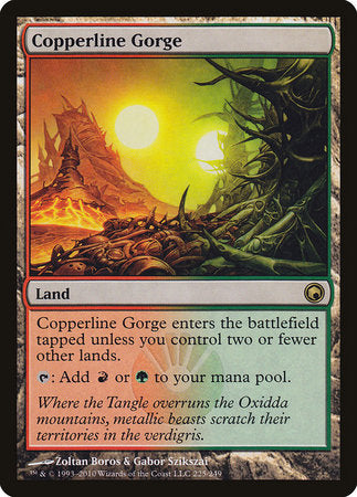 Copperline Gorge [Scars of Mirrodin] | Tabernacle Games