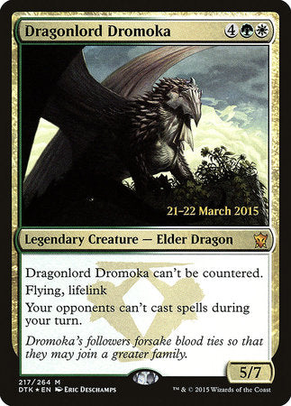 Dragonlord Dromoka [Dragons of Tarkir Promos] | Tabernacle Games