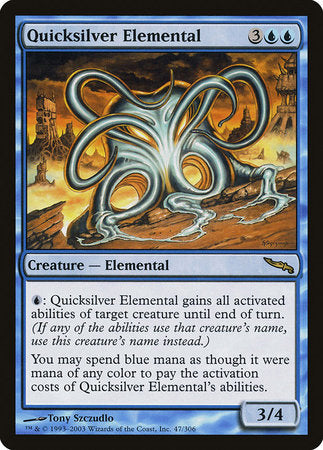 Quicksilver Elemental [Mirrodin] | Tabernacle Games