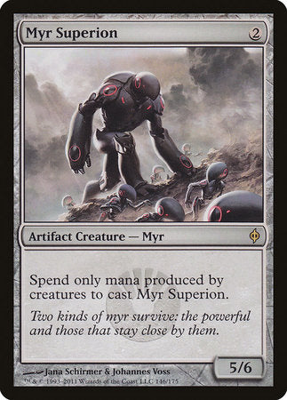 Myr Superion [New Phyrexia] | Tabernacle Games