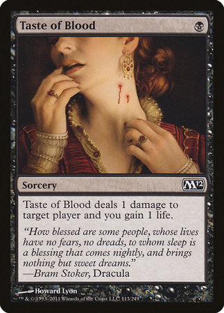 Taste of Blood [Magic 2012] | Tabernacle Games