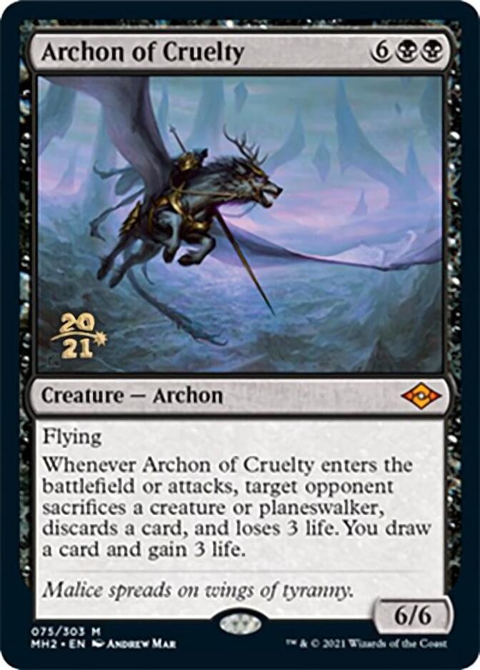 Archon of Cruelty [Modern Horizons 2 Prerelease Promos] | Tabernacle Games