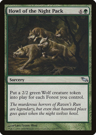 Howl of the Night Pack [Shadowmoor] | Tabernacle Games