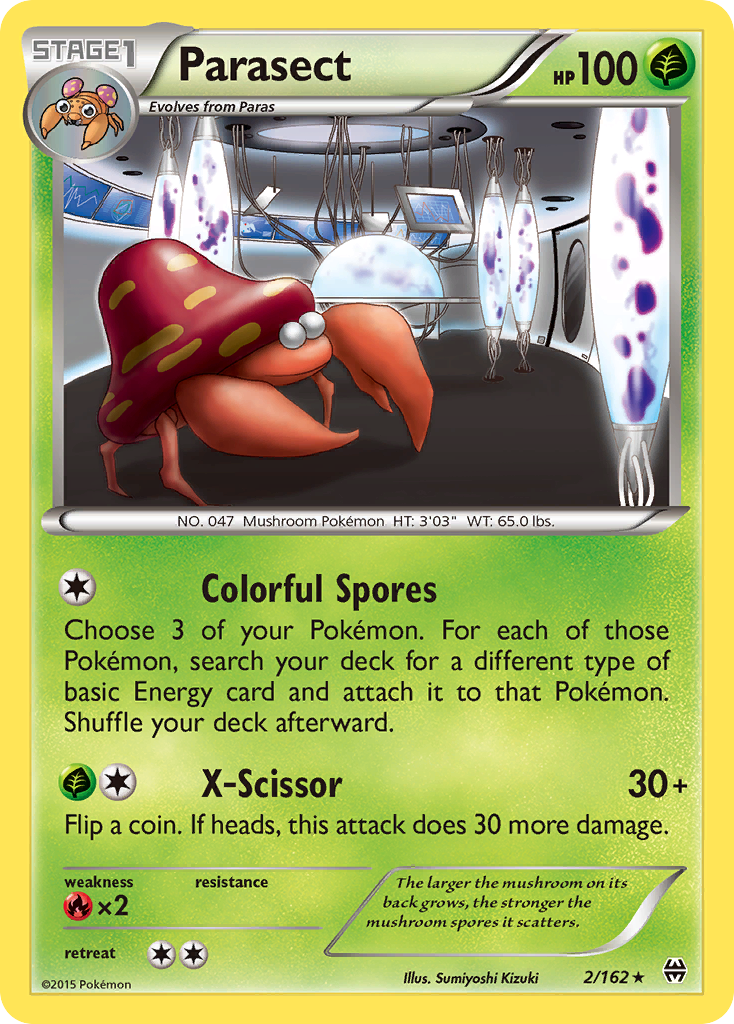 Parasect (2/162) [XY: BREAKthrough] | Tabernacle Games