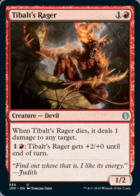 Tibalt's Rager [Jumpstart] | Tabernacle Games
