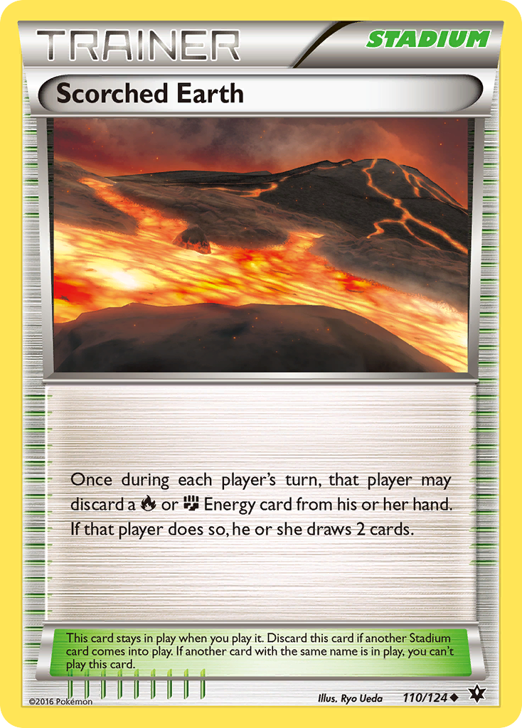 Scorched Earth (110/124) [XY: Fates Collide] | Tabernacle Games