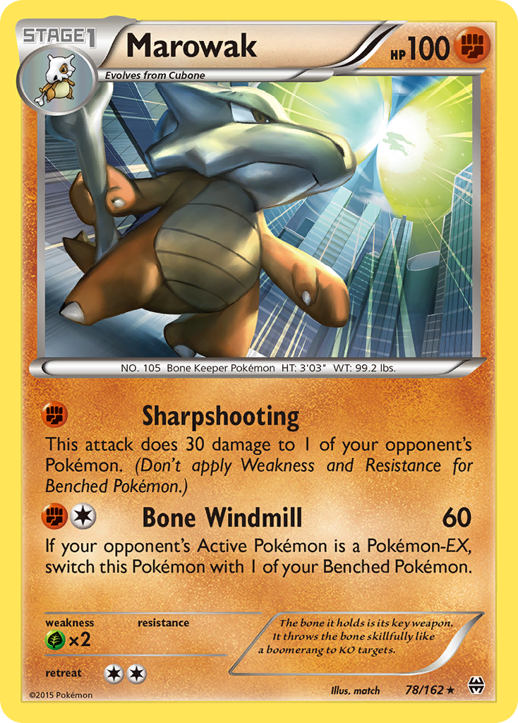 Marowak (78/162) [XY: BREAKthrough] | Tabernacle Games