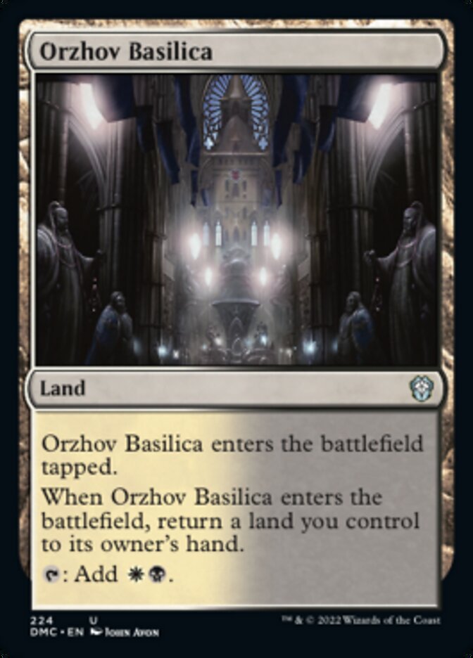 Orzhov Basilica [Dominaria United Commander] | Tabernacle Games