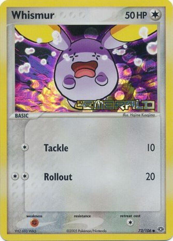 Whismur (73/106) (Stamped) [EX: Emerald] | Tabernacle Games