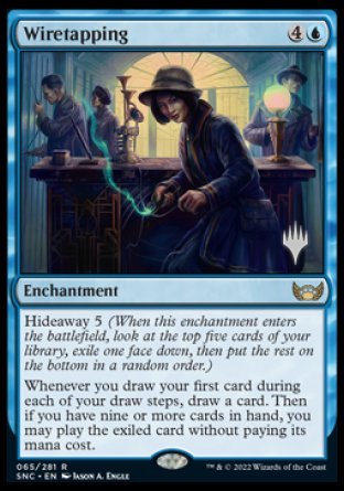 Wiretapping (Promo Pack) [Streets of New Capenna Promos] | Tabernacle Games