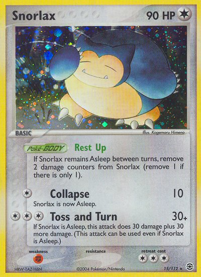 Snorlax (15/112) [EX: FireRed & LeafGreen] | Tabernacle Games