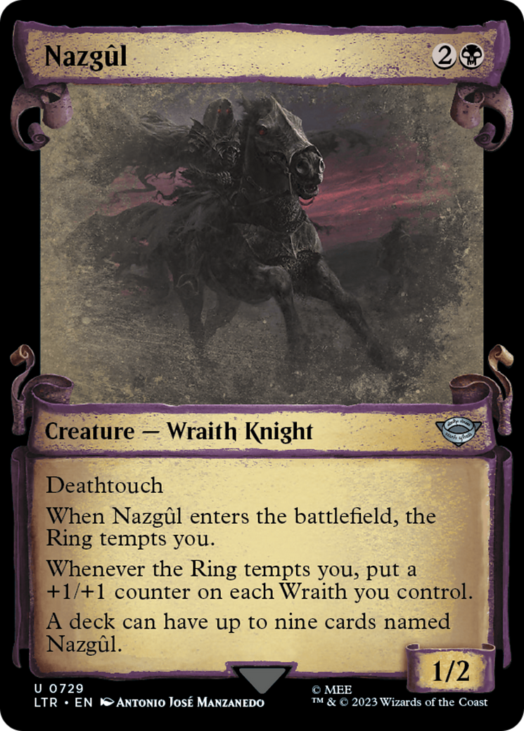 Nazgul (0729) [The Lord of the Rings: Tales of Middle-Earth Showcase Scrolls] | Tabernacle Games