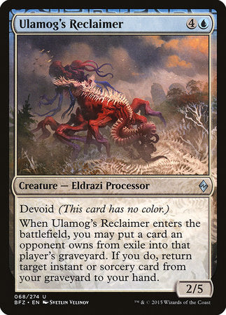 Ulamog's Reclaimer [Battle for Zendikar] | Tabernacle Games