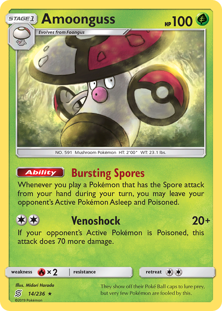 Amoonguss (14/236) [Sun & Moon: Unified Minds] | Tabernacle Games