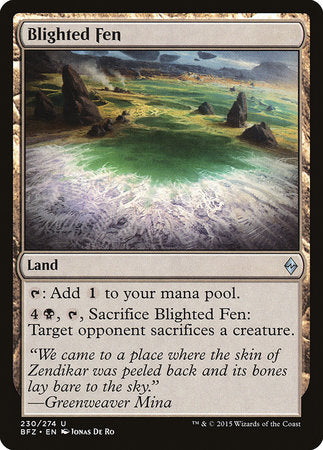 Blighted Fen [Battle for Zendikar] | Tabernacle Games