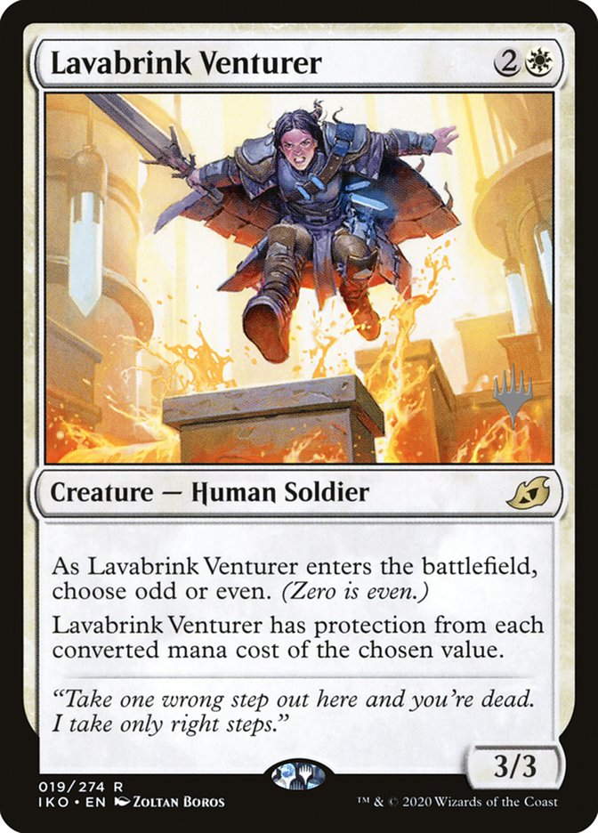 Lavabrink Venturer (Promo Pack) [Ikoria: Lair of Behemoths Promos] | Tabernacle Games