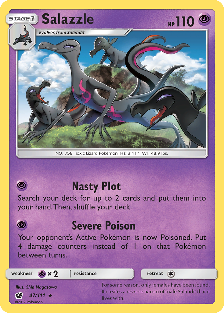 Salazzle (47/111) [Sun & Moon: Crimson Invasion] | Tabernacle Games