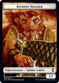 Kithkin Soldier // Pegasus Double-sided Token [Kaldheim Commander Tokens] | Tabernacle Games