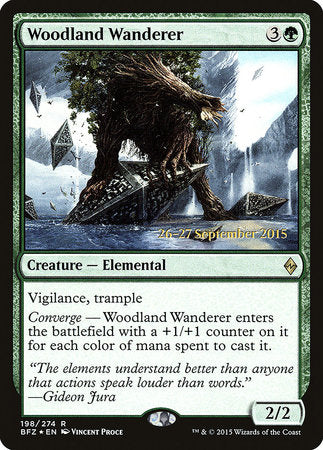 Woodland Wanderer [Battle for Zendikar Promos] | Tabernacle Games