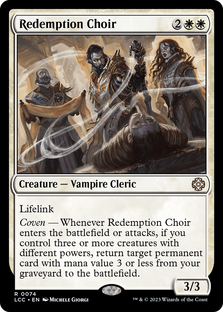 Redemption Choir [The Lost Caverns of Ixalan Commander] | Tabernacle Games