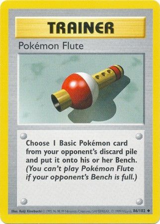 Pokemon Flute (86/102) [Base Set Shadowless Unlimited] | Tabernacle Games