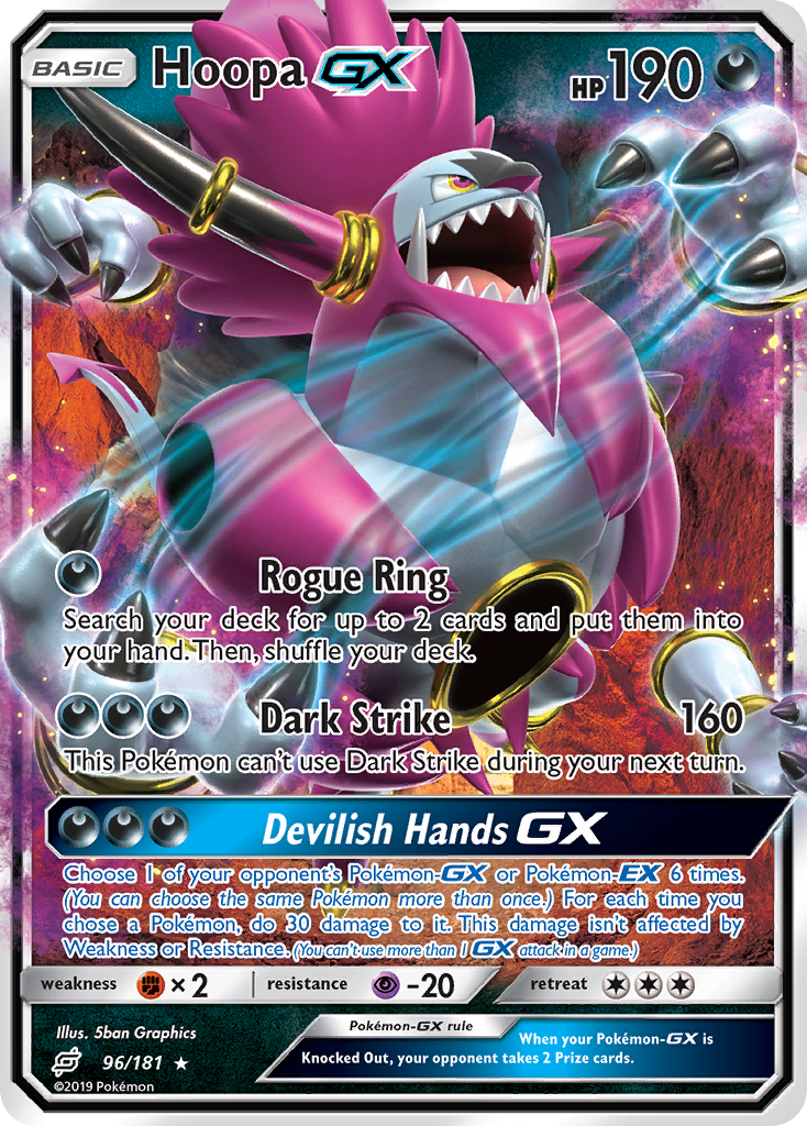 Hoopa GX (96/181) [Sun & Moon: Team Up] | Tabernacle Games