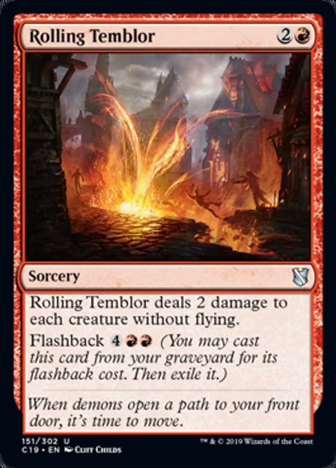 Rolling Temblor [Commander 2019] | Tabernacle Games